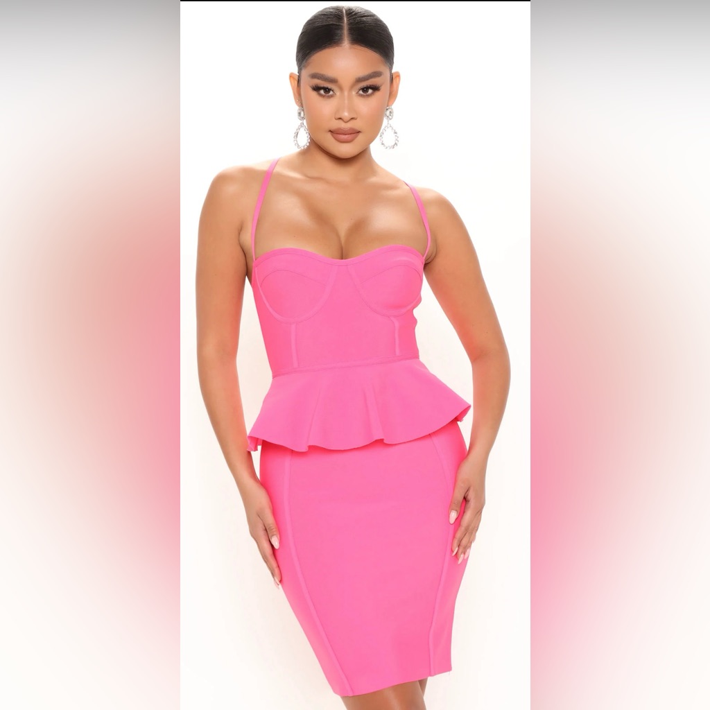 Net Worth Bandage Midi Dress Size Small